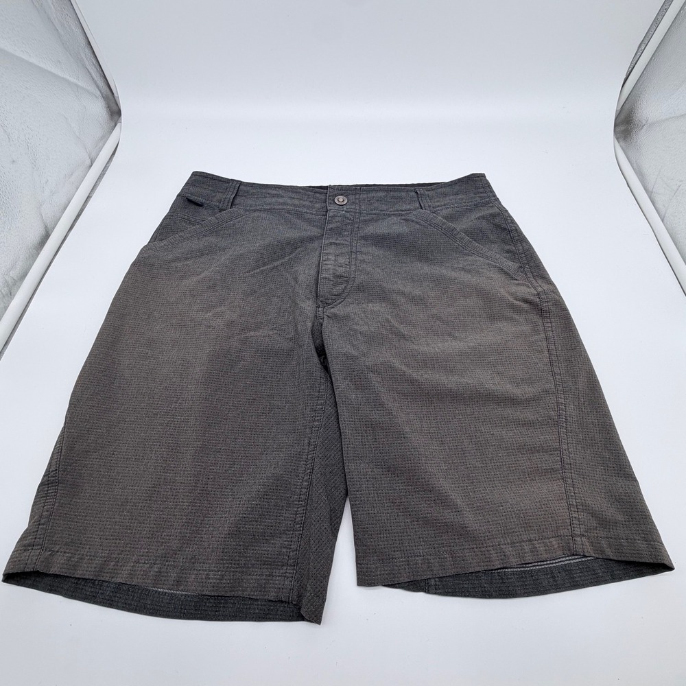 Kuhl Renegade Mens Shorts 34 Charcoal Gray Technical Hiking Gorpcore Granolacore